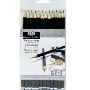 Essentials Sketching Artist Pencil 12 Set
