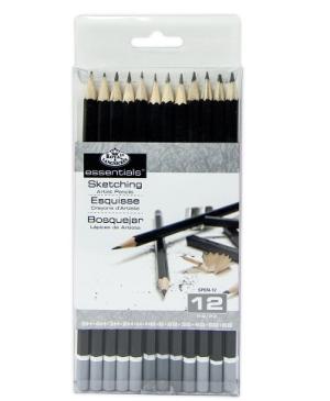 Essentials Sketching Artist Pencil 12 Set