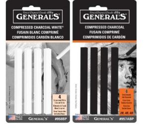 General's Compressed Charcoal Sets