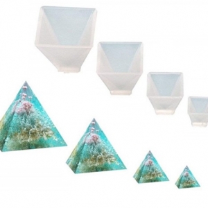 Pyramid Silicone Molds 4PCS 4