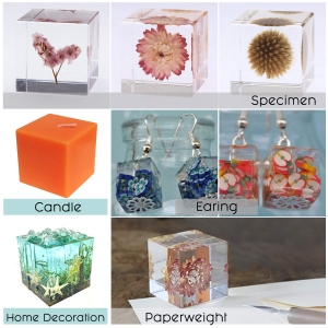 Cube Shaped Resin Silicone Mold