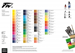 daler rowney color chart
