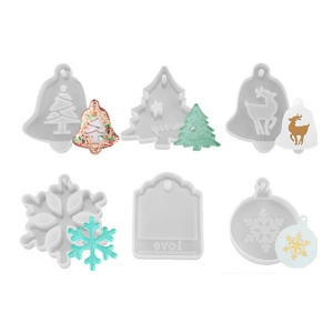 Christmas Tree Ornaments - 6 Mold Set