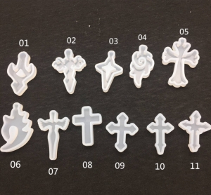 Cross Pendant Earring/jewellery Molds