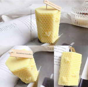 3D Honeycomb Candles