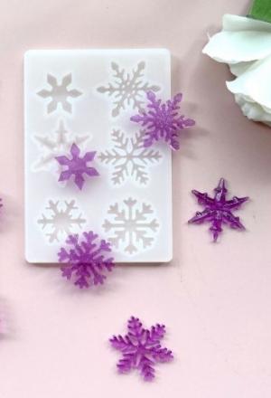 Christmas Snowflakes Resin Mold