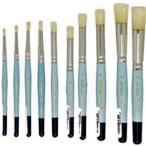1405R Hog Bristle Stencil Brushes