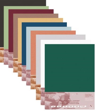 Clairefontaine : Pastelmat : Pastel Paper : Sheet : 50x70cm : Dark Grey