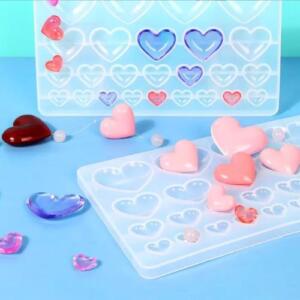 25 Hearts Resin Mould #154