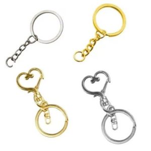 Gold and Silver Keychains