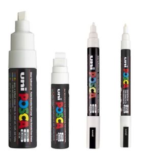 Posca White Paint Markers