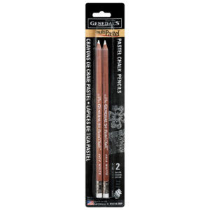 General Pencil MultiPastel White Chalk Pencil 2pk