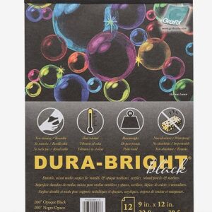 Grafix Dura Bright Black A4 Pad