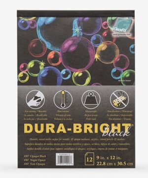 Grafix Dura Bright Black A4 Pad