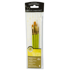 Royal & Langnickel Golden Taklon Brush Set 9123